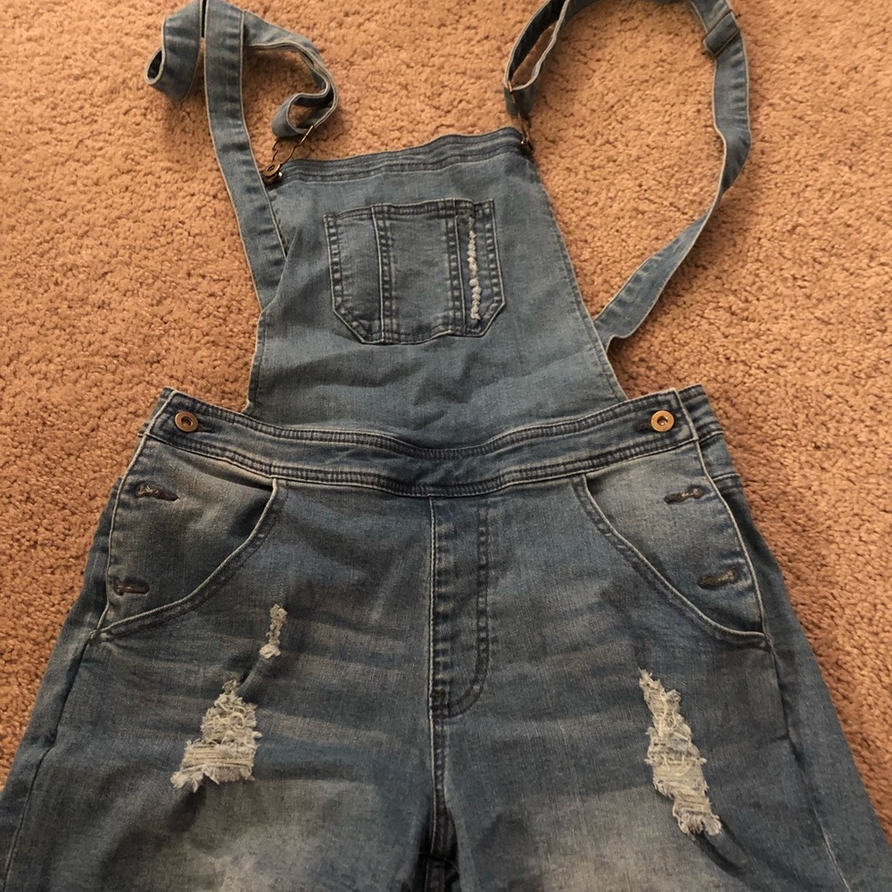Denim overalls, NEVER BEEN WORN